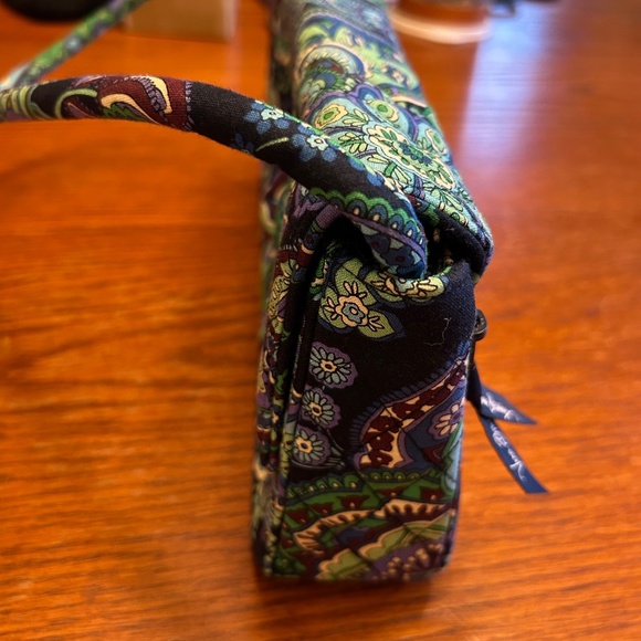 Vera Bradley Satchel Women's Purse Retired Blue Rhaposdy Print 09‎ Ex Condition - Picture 2 of 13